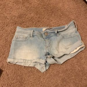 blue jeans shorts